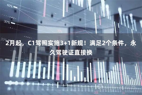 2月起,C1驾照实施3+1新规!满足2个条件,永久驾驶证直接换